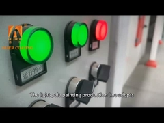 Αυτόματο σύστημα επίχρισής σκόνης για σιδηροπλαστικά πλαίσια ποδηλάτων με προσαρμόσιμα χρώματα