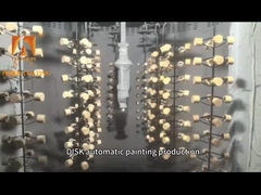 Προσαρμόσιμη ηλεκτροστατική γραμμή ζωγραφικής για διαφορετικούς τύπους χρωμάτων και επιχρίσεων