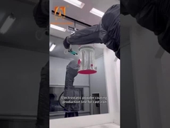 Προσαρμοσμένη γραμμή παραγωγής επίστρωσης σκόνης θερμαντήρα νερού υψηλή απόδοση