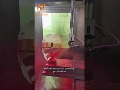 Μεγάλη αυτοματοποιημένη ηλεκτροστατική γραμμή χρωματισμού με ψεκασμό με χρήση χρώματος και ακρίβεια ψεκασμού