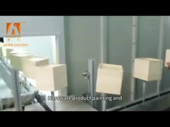 Αποτελεσματικότητα Ηλεκτροστατική Γραμμή Ζωγραφικής Πυροβόλα Πυροβολιστικά Υψηλής Τετάρτης Με 60%+ Χρησιμοποίηση Ζωγραφικής